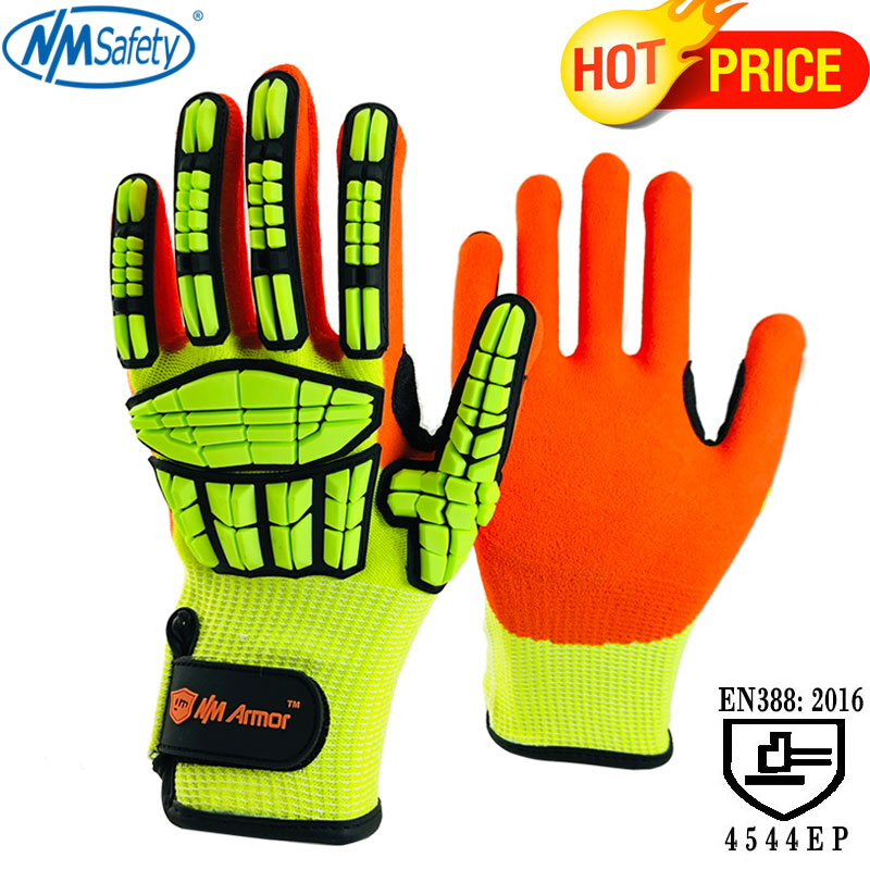 Woodworking Gloves - NMSafety 100% 高品質防振新しいメカニックグローブ耐切創性安全手作業用手袋