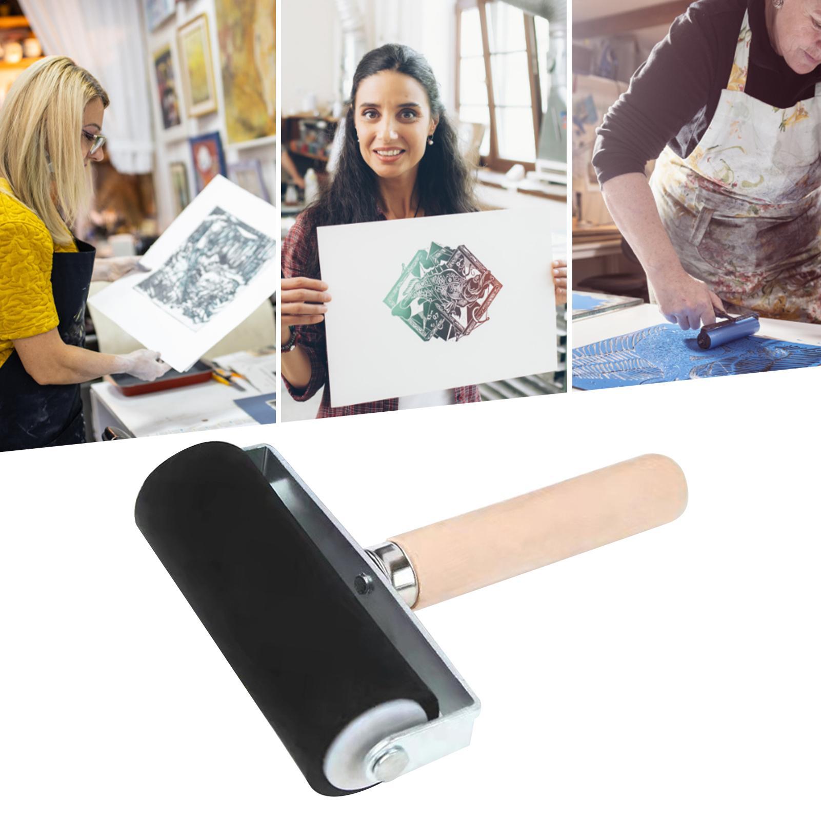 Woodworking Projects Art - 1PC プロフェッショナルラバーローラー水墨画版画アートクラフトプロジェクトスタンピングツールペイント