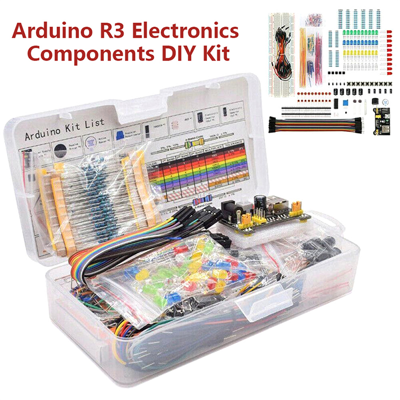 Woodworking Kits For Beginners - 電子部品 電解コンデンサ 抵抗器 LED 830穴ブレッドボードキット MB-102