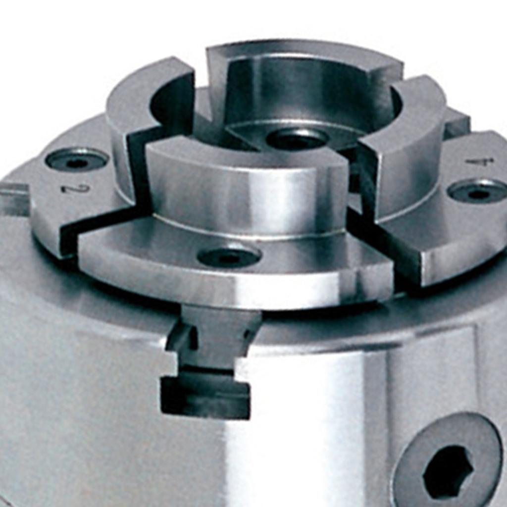 Woodworking Lathe Chuck - 4爪式自動中心調整機能付き旋盤チャック。耐久性に優れたスチール製で、モダンなデザイン。木工機械用。1x8tpi。