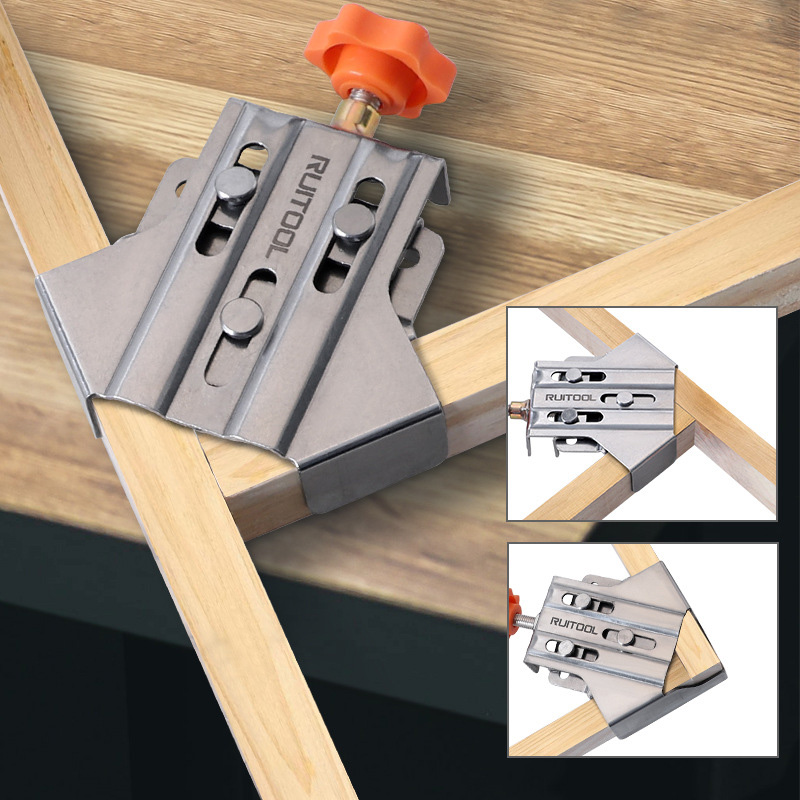 Woodworking Right Angle Clamp - 90 度位置決め正方形直角クランプ木工コーナークランプ大工クランプツールキャビネット用