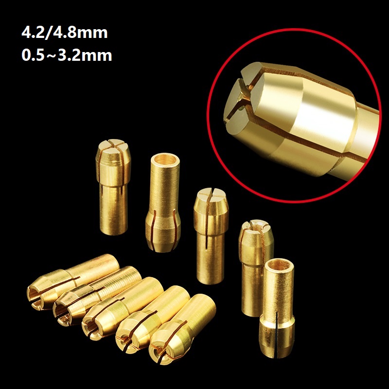 Woodworking Tools List - 4.2/4.8mm 0.5-3.2mm 電動グラインダーチャック ドリルチャック コレット ミニグラインダー
