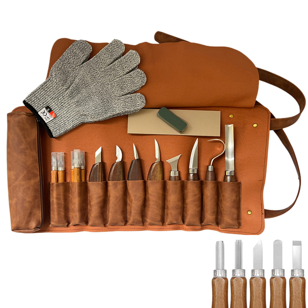 木彫りキットナイフセット 初心者向け木彫りキット ナイフ木工 - Woodworking Kits For Beginners のレビューと価格