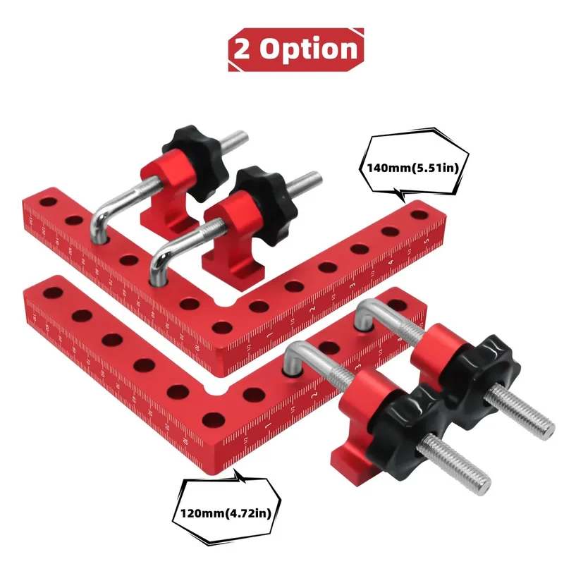 0/0mm直角0度L型補助治具位置決めパネル固定クリップ木工 - Woodworking Right Angle Clamp のレビューと価格