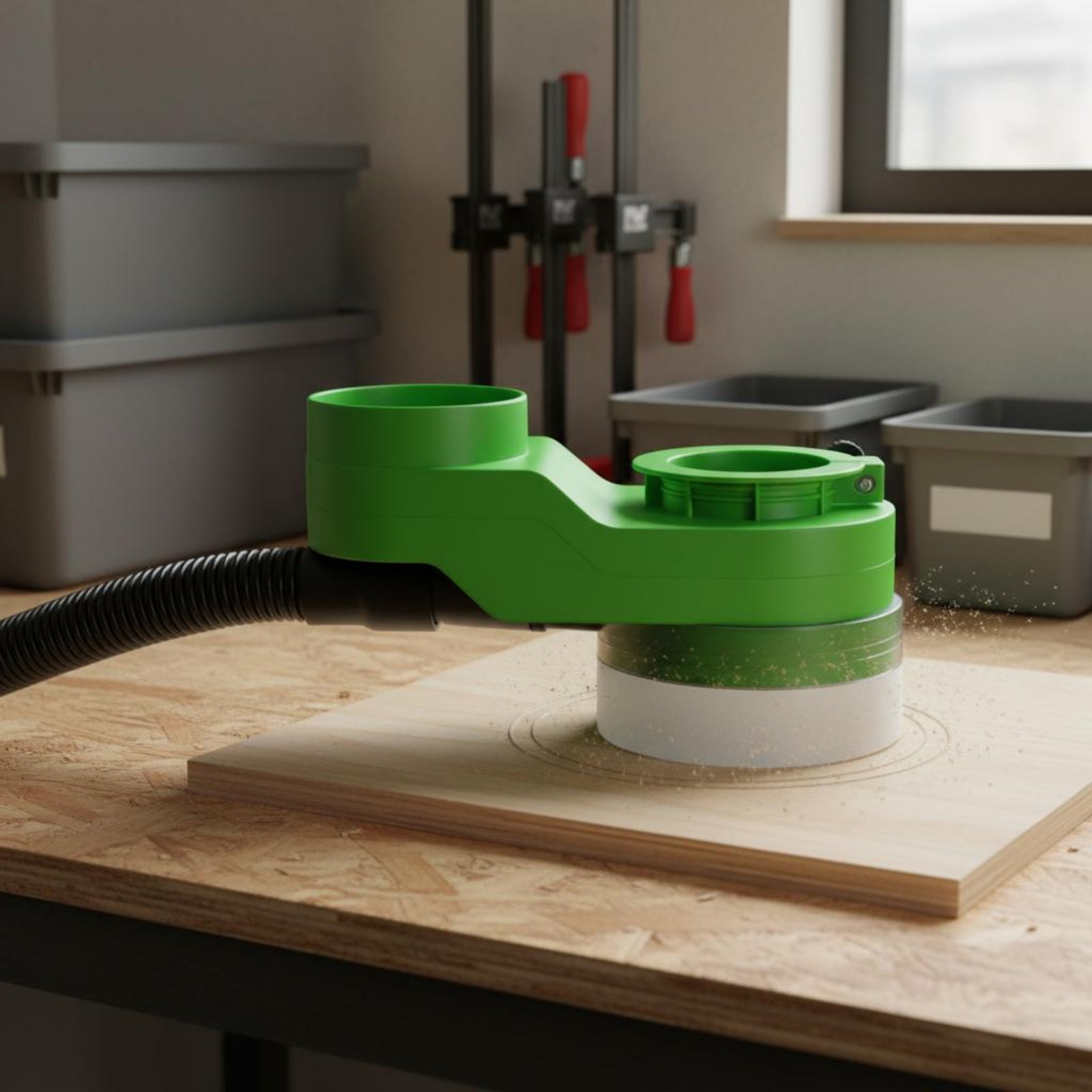 スピンドルダストカバー クリーンカット彫刻機用吸引カバー 工 - Woodworking Factory のレビューと価格