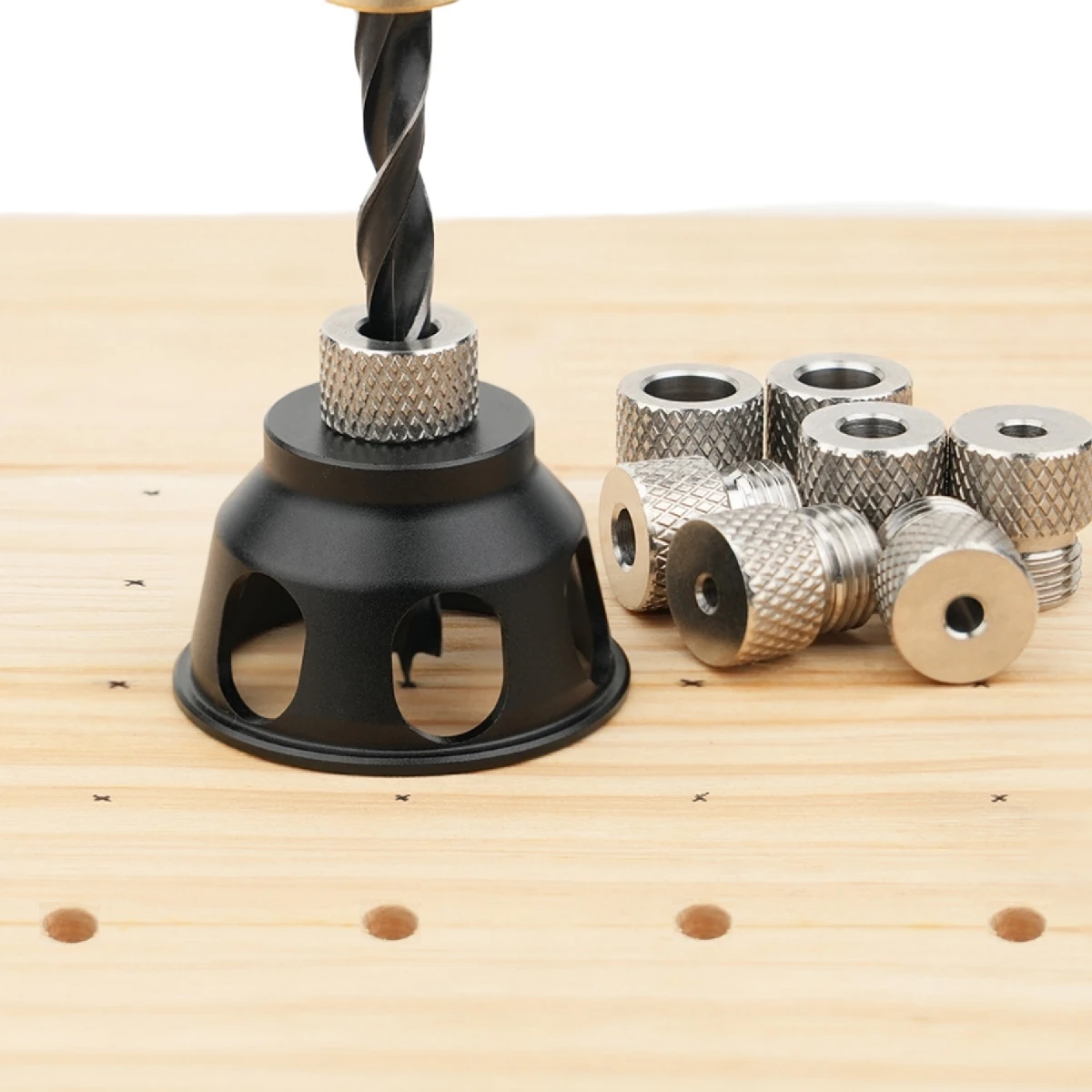 垂直ドリルガイドダボ治具キット 3-10 ミリメートルドリル - Woodworking Classes のレビューと価格