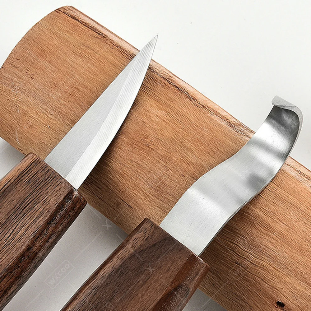 WXCOO 木彫り用細工ナイフセット。初心者向け、大人も子供 - Woodworking Kits For Beginners のレビューと価格
