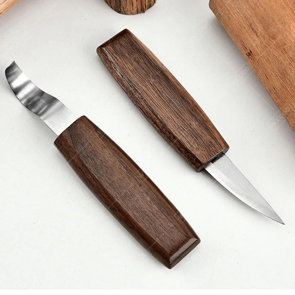 WXCOO 木彫り用細工ナイフセット。初心者向け、大人も子供 - Woodworking Kits For Beginners のレビューと価格