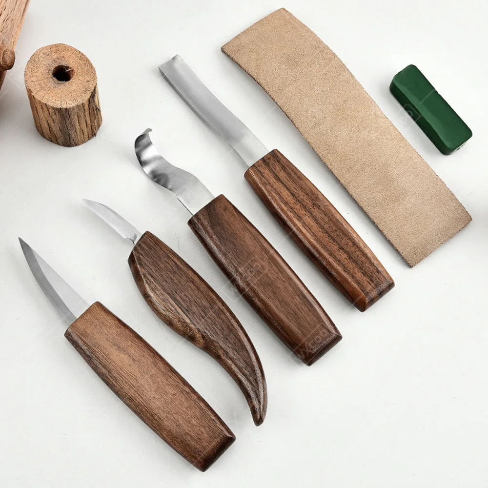 WXCOO 木彫り用細工ナイフセット。初心者向け、大人も子供 - Woodworking Kits For Beginners のレビューと価格