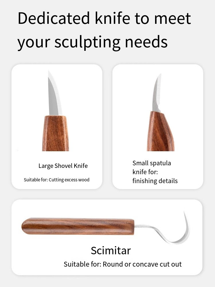 木彫りツールセット木彫りキットチゼル木工ナイフ木彫りDIYハ - Woodworking Kits For Beginners のレビューと価格