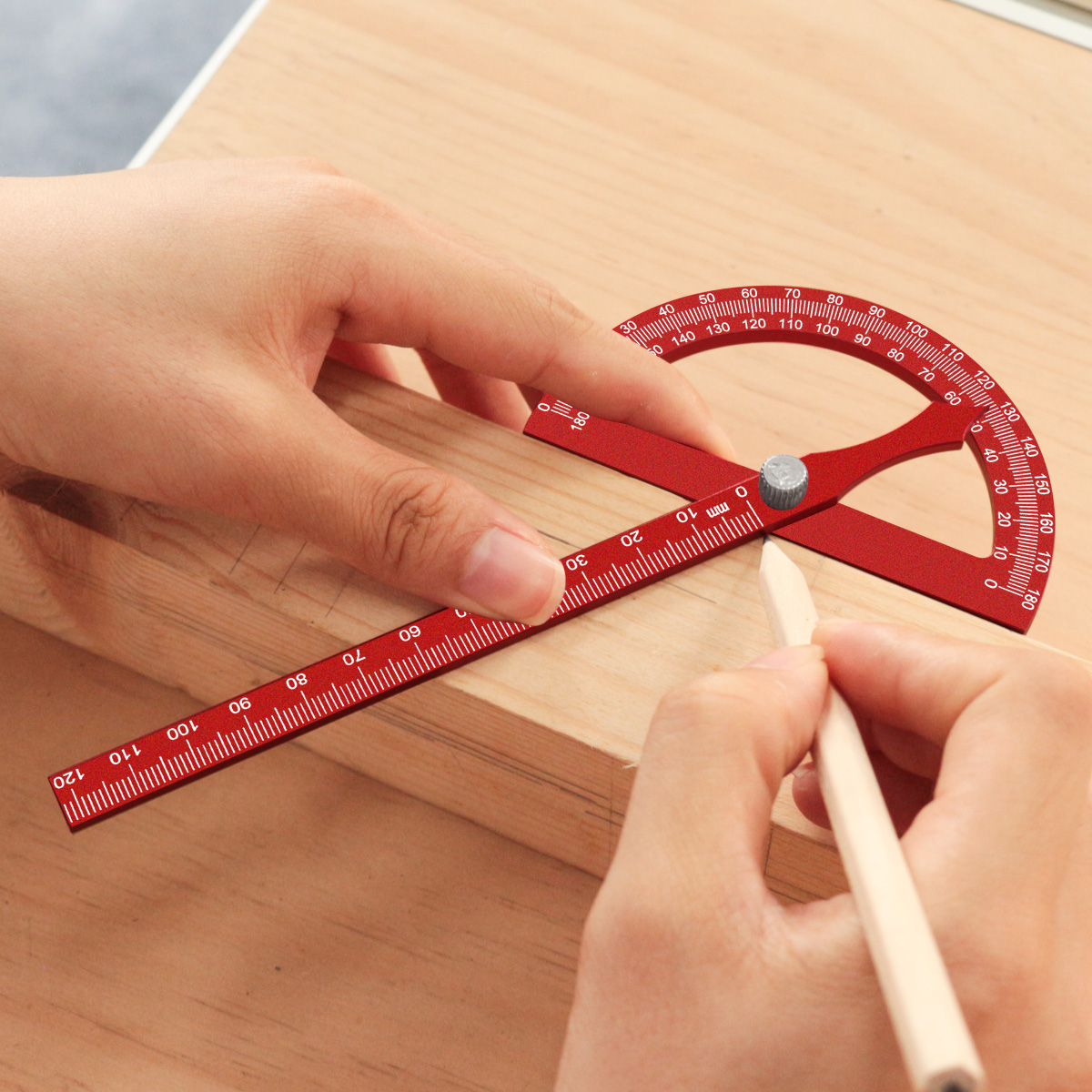 アルミニウム合金製の木工用角度定規。高精度な角度測定と角度の - Woodworking Classes のレビューと価格