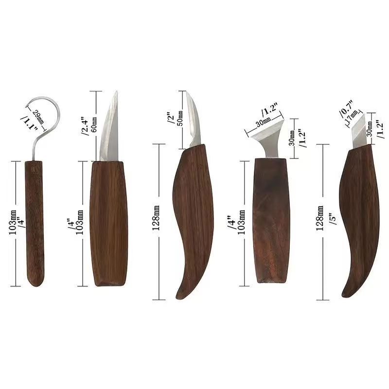 8個入り木彫りキット、木彫りツール、ハンドカービングナイフセ - Woodworking Kits For Beginners のレビューと価格