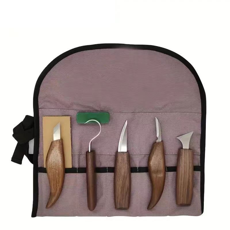 8個入り木彫りキット、木彫りツール、手彫りナイフセット（針や - Woodworking Kits For Beginners のレビューと価格