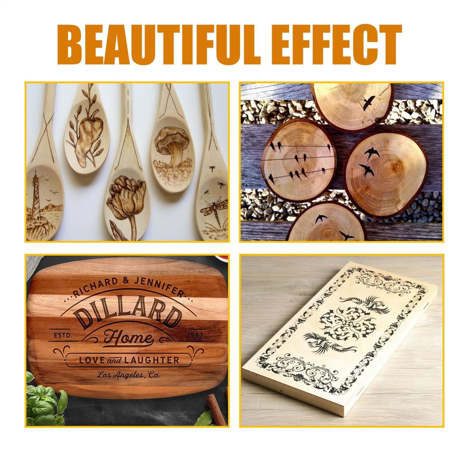 木材燃焼ペースト 熱活性化燃焼ツール 火炎ペースト キャンバ - Woodworking Projects Art のレビューと価格