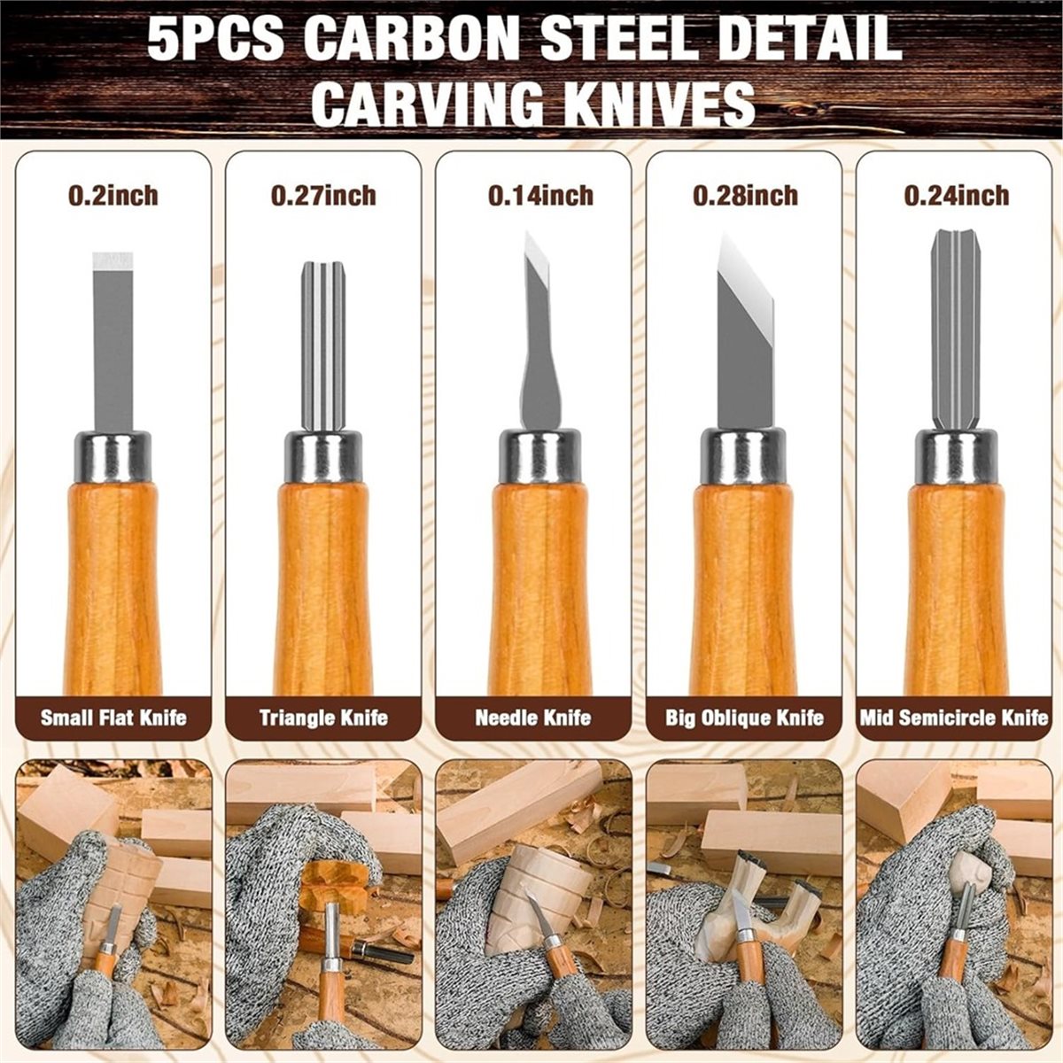 DT35BG 木工ツールセット 23個入り 木彫りキット D - Woodworking Kits For Beginners のレビューと価格
