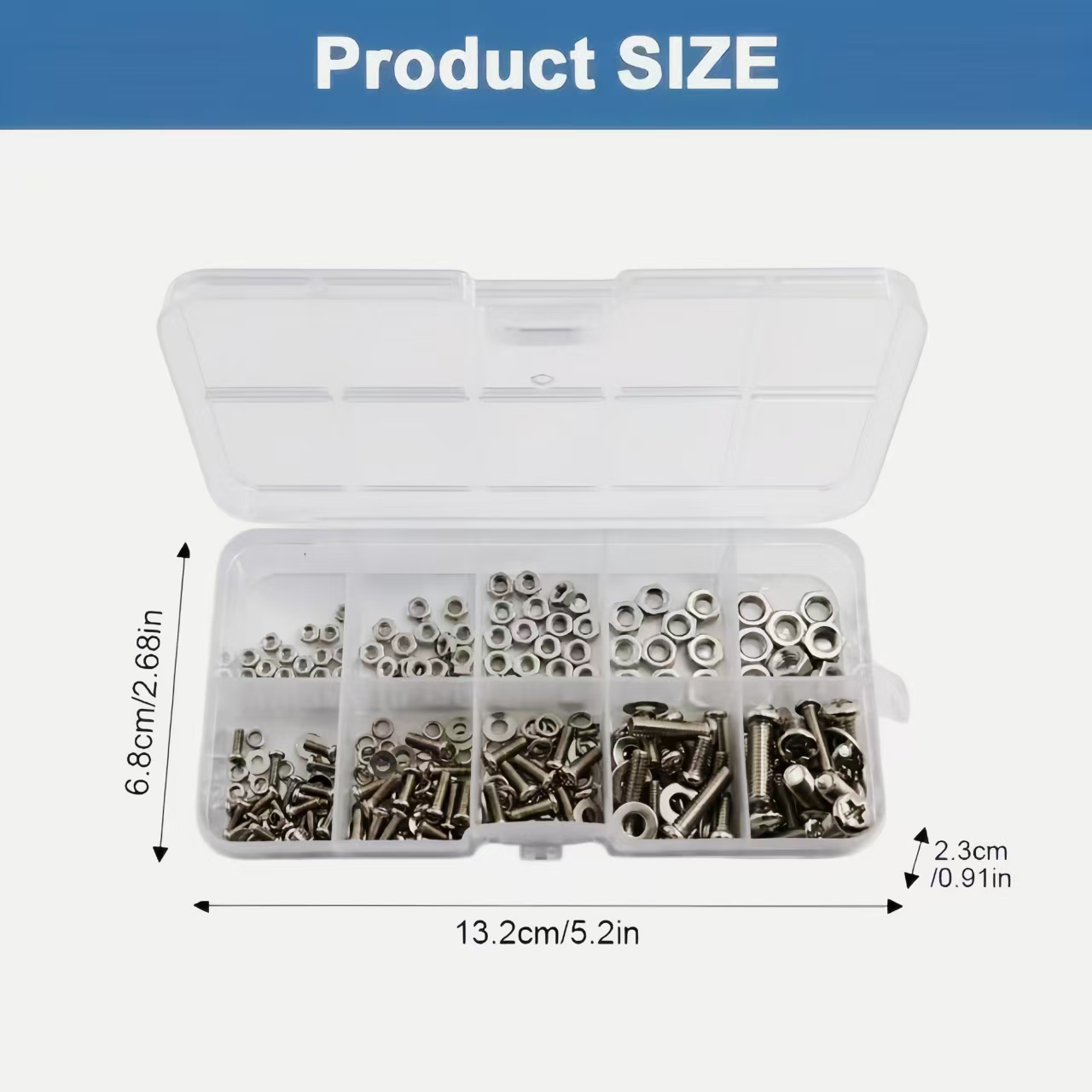 六角ナットとボルトセット - 320個/120個入り、耐久性 - Woodworking Shop のレビューと価格