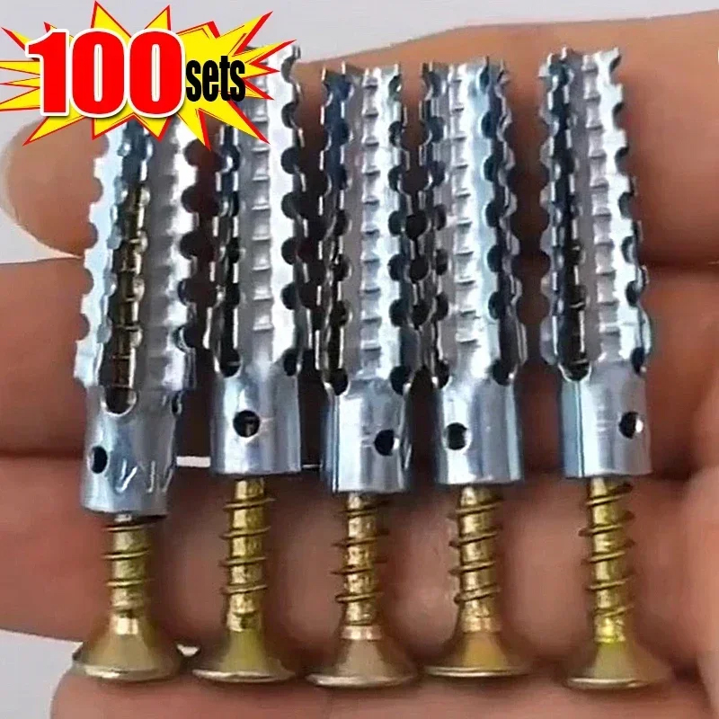 100セット M6 金属鋸歯状拡張チューブ セルフタッピング - Woodworking Youtube のレビューと価格