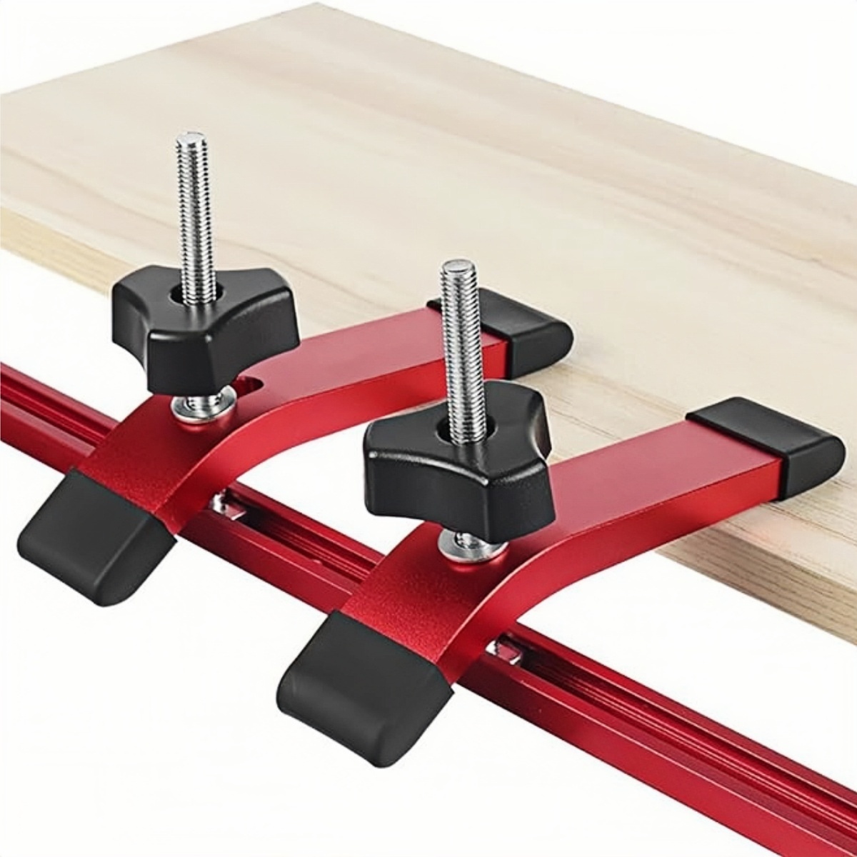 1/2 個の速効性ホールドダウンクランプアルミプレスプレート - Woodworking Bench のレビューと価格