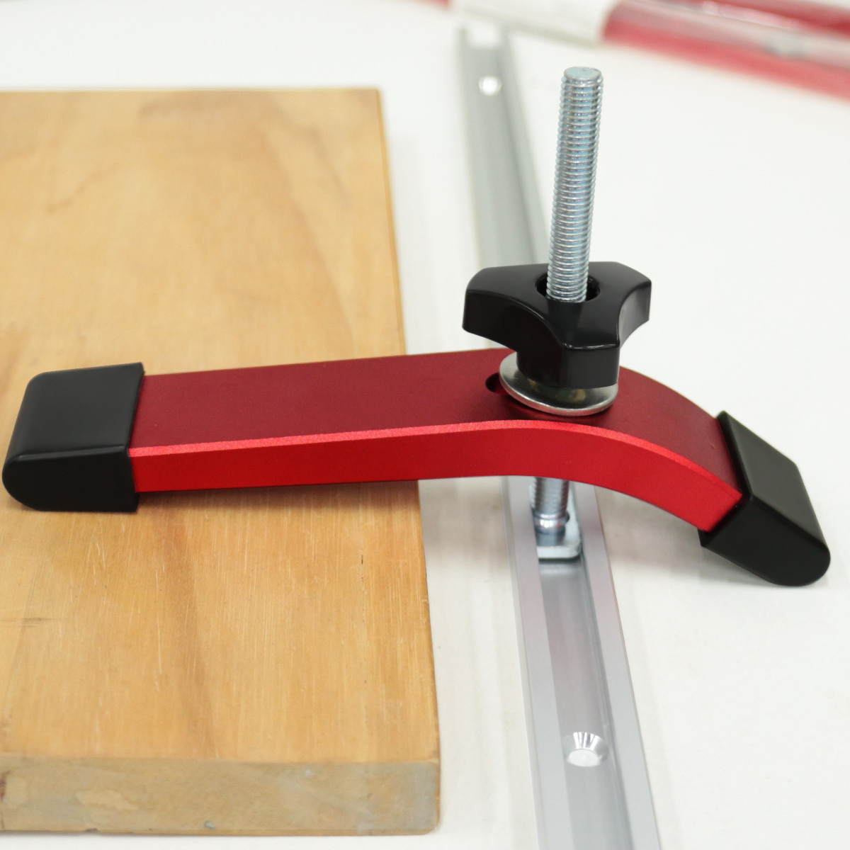 1/2 個の速効性ホールドダウンクランプアルミプレスプレート - Woodworking Bench のレビューと価格