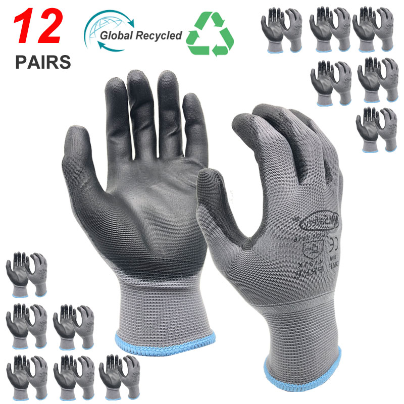 Nm安全作業用手袋,ゴム製パームコーティング付き,高品質,3 - Woodworking Gloves のレビューと価格