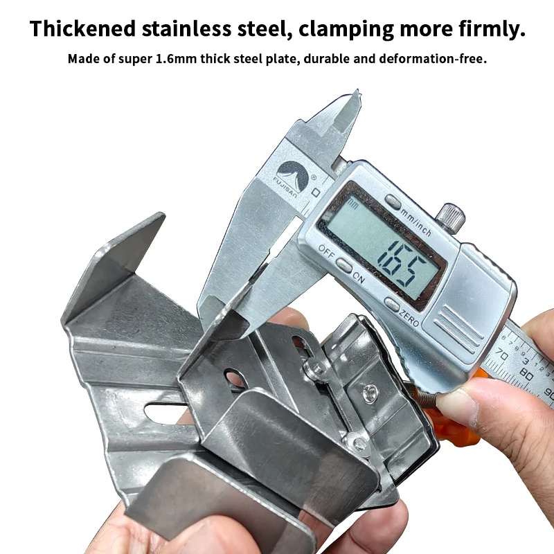 ステンレス製開閉式アングルクランプ、木工接合用クイッククリッ - Woodworking Right Angle Clamp のレビューと価格