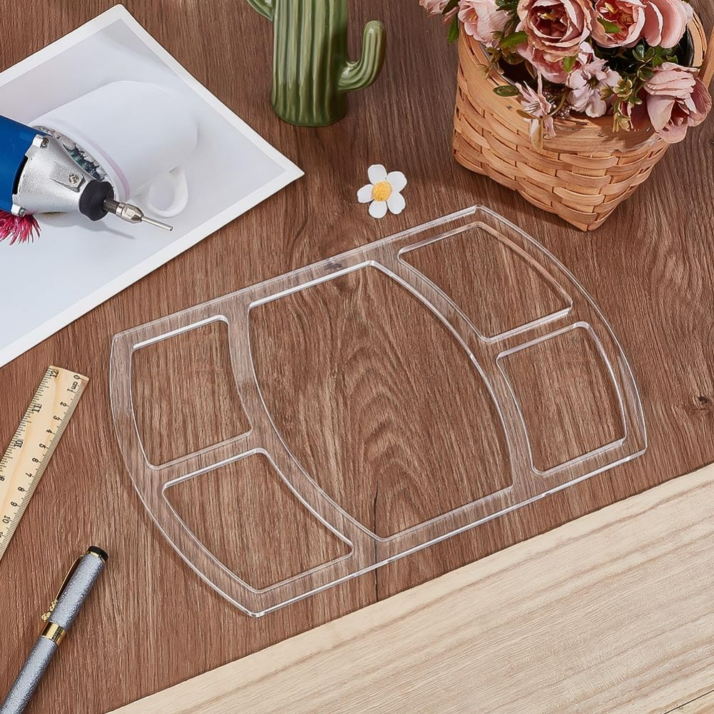 5ポケットバレットトレイルーターテンプレート長方形アクリル木 - Woodworking Shop のレビューと価格