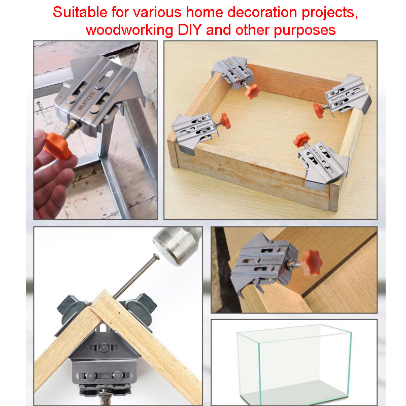 90 度位置決め正方形直角クランプ木工コーナークランプ大工ク - Woodworking Right Angle Clamp のレビューと価格