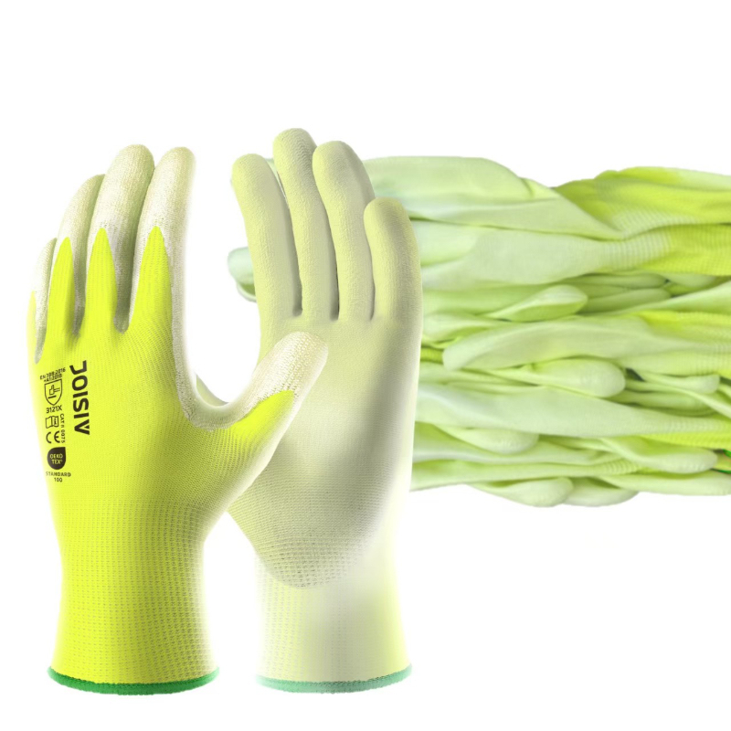 10 組の PU コーティングされた作業用手袋、新品の産業用 - Woodworking Gloves のレビューと価格