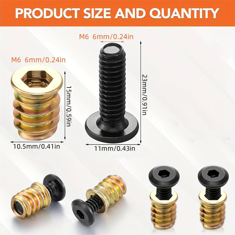 10 個のナットねじ込みインサート組み合わせツールキット木製 - Woodworking Shop のレビューと価格