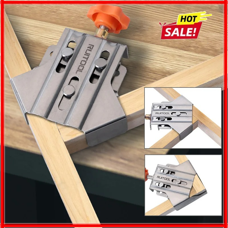90度位置決めスクエア、木工用直角クランプ、コーナー クラン - Woodworking Right Angle Clamp のレビューと価格