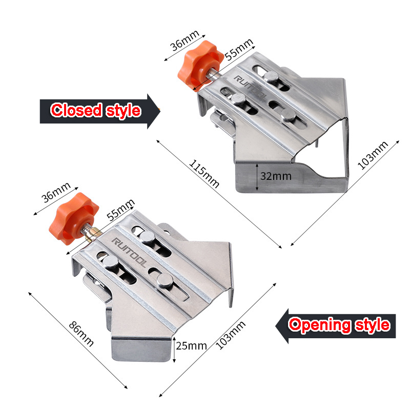 90度位置決めスクエア、木工用直角クランプ、コーナー クラン - Woodworking Right Angle Clamp のレビューと価格