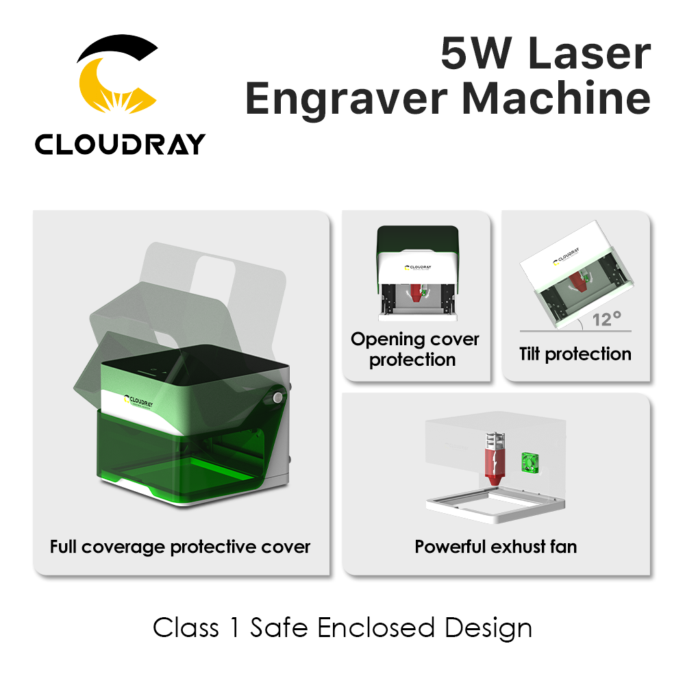Cloudrayレーザー彫刻機BM1マークプリンターカッター - Woodworking Classes のレビューと価格