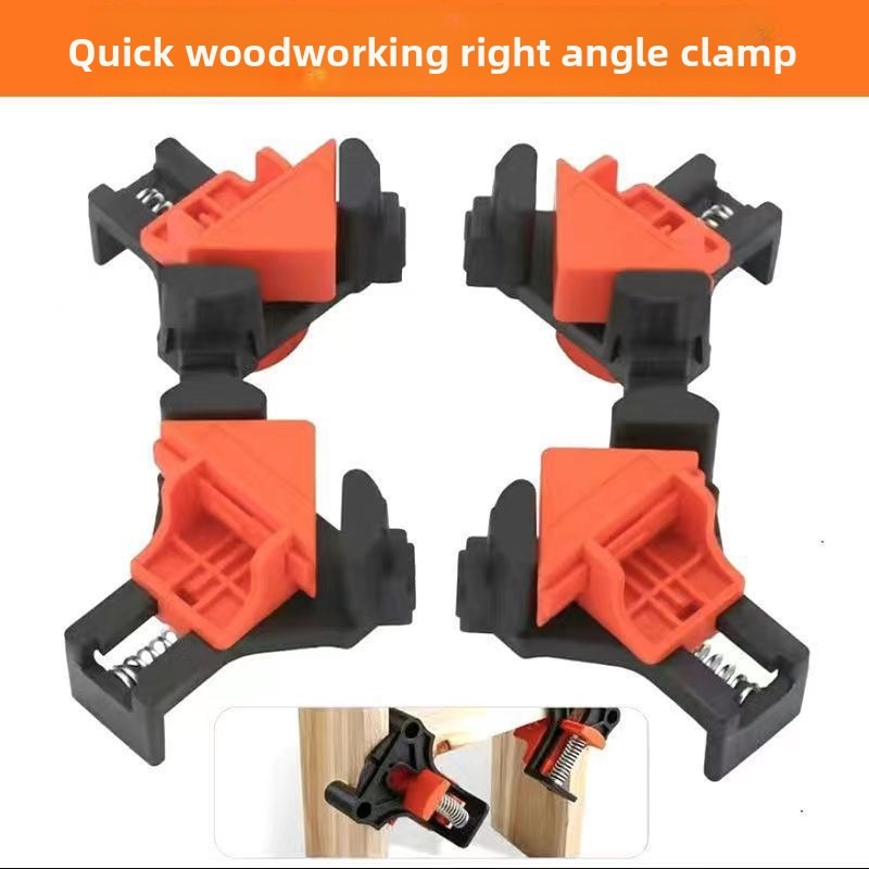 2/4個入り直角固定クリップ 木工クランプ 調整可能なスイン - Woodworking Right Angle Clamp のレビューと価格